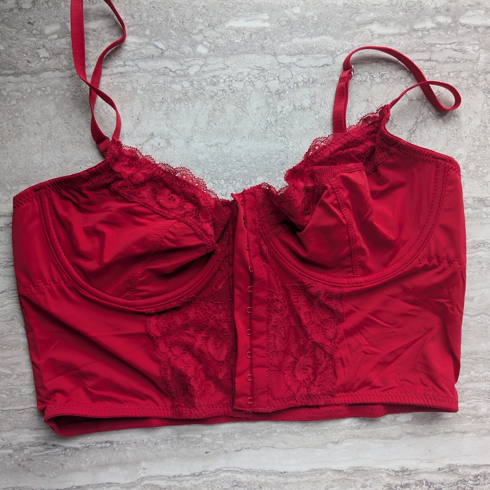 Large Red Bustier 🍒